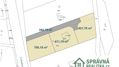 Prodej pozemku 700 m2, Plzeň